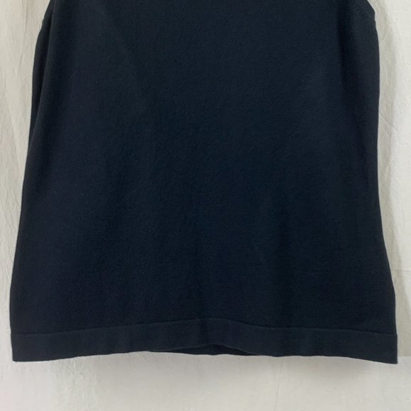 Kasper Knit Tank in Black - Picture 4 of 6